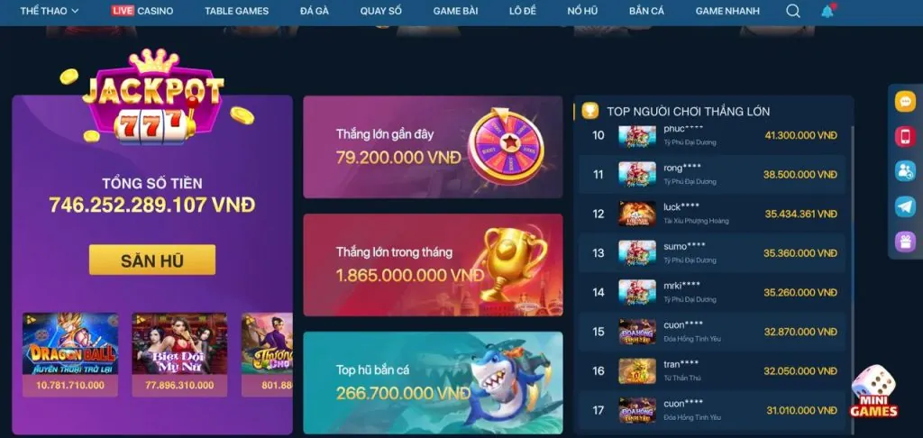 Thưởng chào mừng bắn cá