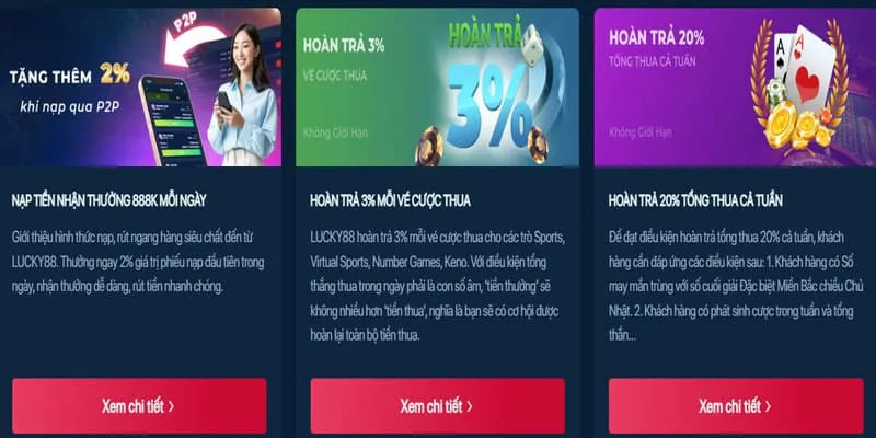 Thưởng nạp tiền hàng ngày dola88